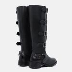 Bota Biker Feminina Larissa Preta