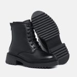 Bota Coturno Feminino Rafaela Preto