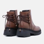 Bota Coturno Feminino Clara Marrom