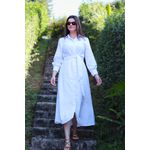 Vestido Chemise Helena Off-White