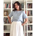 Blusa Olivia Azul Claro