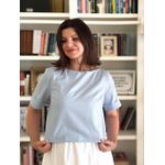 Blusa Olivia Azul Claro