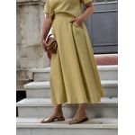 Conjunto Saia e Blusa Olivia Amarelo 