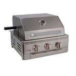 Assador Grill á Gás 2 + 1 Queimadores - Com Tampa Linha Prime Home Pro 3 - Titan