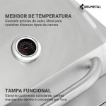 Churrasqueira a Gás Califórnia 2 queimadores AISI 304 - Selmetal