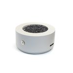 Lareira Fire Pit Á Gás Para Área Externa Coliseum Base Metálica Cinza - K3 Imports