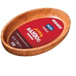 Gamela Oval de Bambo 33x23cm - Mor