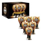 Jogo Com 06 Copos Para Chopp Brahma Black 430ml - Globalização