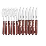 Jogo de Talheres Vermelho para Churrasco Polywood Jumbo 12 peças 21199/796 - Tramontina