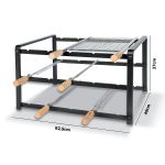 Kit Suporte 1005 Em Aço Carbono - Giragrill