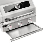 Churrasqueira a Gás Montana 3 queimadores com Visor de vidro AISI 304 - Selmetal