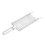 Grelha Dupla Reta Inox 24x35cm - Jotas Grill