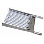Grelha Inox 304 Argentina 40x40 com Cabo de Alumínio com ponteiras - Jotas Grill