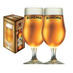 Conjunto 2 Taças Bohemia Puro Malte 380ml - GlobImports