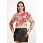 Blusa Floral Cropped
