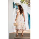 Vestido Voil Bordado Luzia Fazzolli 