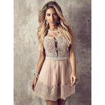 Vestido Renda Tule Only You