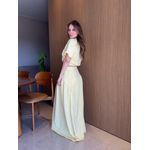 Conjunto Paris Amarelo Manteiga