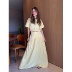 Conjunto Paris Amarelo Manteiga