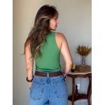 Regata Canelada Julia Verde Bandeira