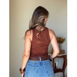 Regata Canelada Julia Marrom