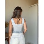 Regata Canelada Gi Cinza