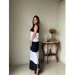 Vestido Roberta Preto e Branco