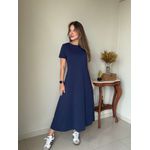 Vestido Claudia Azul Marinho