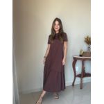Vestido Gabi Marrom
