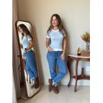 Blusa Duo Color Azul