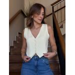 Colete Susana Amarelo Manteiga