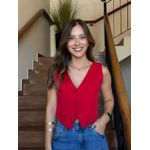 Colete Susana Vermelho