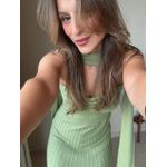 Vestido Tricô Verde
