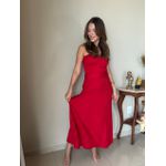 Vestido Tricô Vermelho