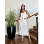 Vestido Linho Off White