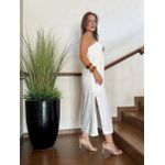 Vestido Linho Off White