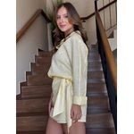 Camisa Linho Amarelo