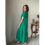 Vestido Gabi Verde Bandeira