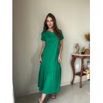 Vestido Gabi Verde Bandeira