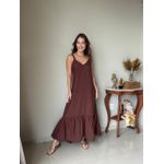 Vestido Empório Leal Marrom