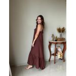 Vestido Empório Leal Marrom