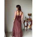 Vestido Empório Leal Marrom