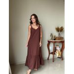 Vestido Empório Leal Marrom