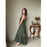 Vestido Empório Leal Verde Militar