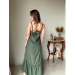 Vestido Empório Leal Verde Militar