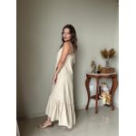 Vestido Empório Leal Areia