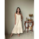 Vestido Empório Leal Areia