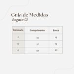 Regata Canelada Gi Azul Bebê