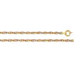 Pulseira de Ouro 18k 3 cores Sottile Anello