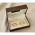 Alianças de casamento e noivado em ouro 18k 750 anatômicas 3 mm Soft
